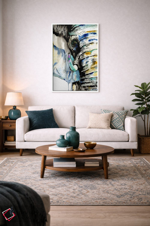 تابلو دکوراتیو فیل اثر لیزا وایت هاوس - D4W