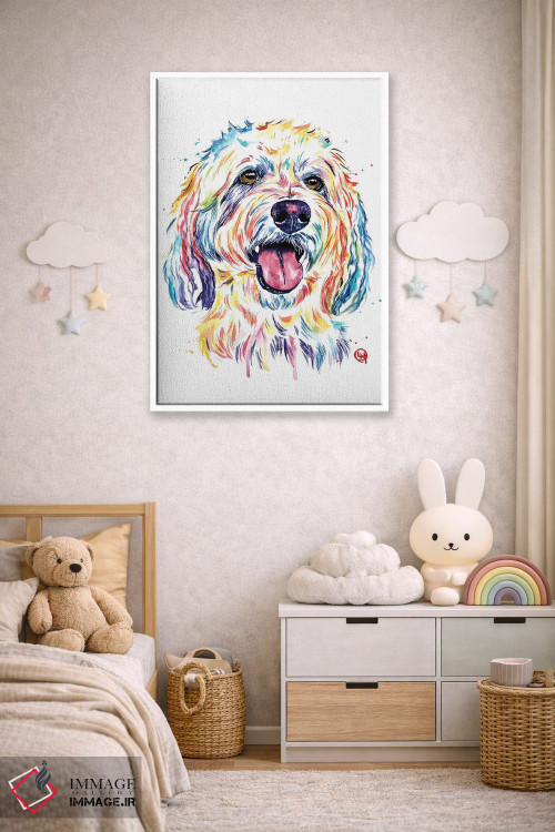 تابلو مدرن گلدندودل اثر لیزا وایت هاوس - D3W