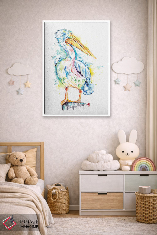 تابلو مدرن پلیکان اثر لیزا وایت هاوس - D4W