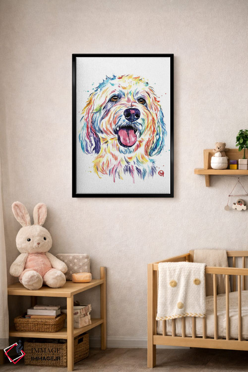 تابلو مدرن گلدندودل اثر لیزا وایت هاوس - D4B