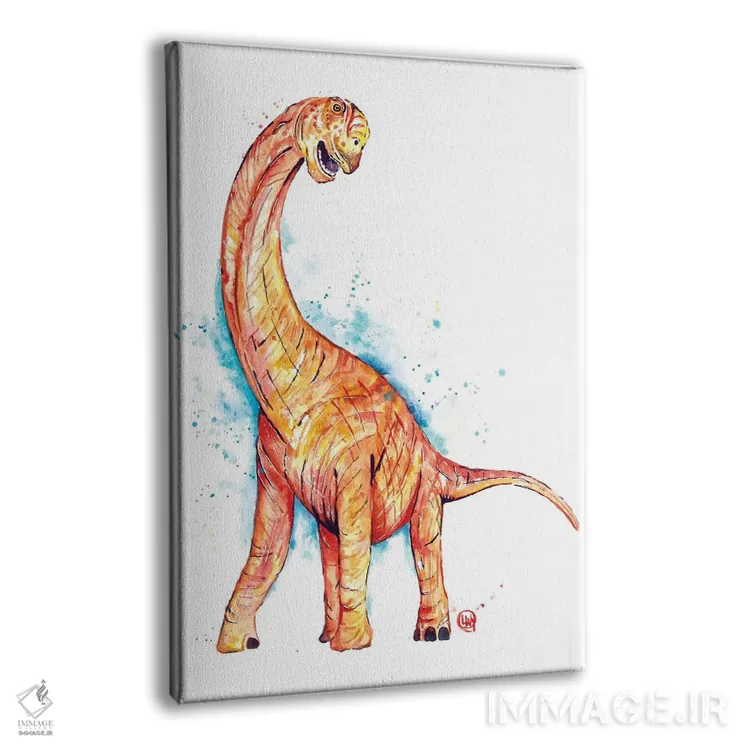 تابلو دکوراتیو گردن دراز اثر لیزا وایت هاوس - نمای پرسپکتیو محصول