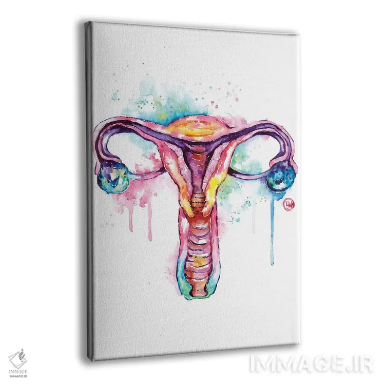تابلو دکوراتیو رحم اثر لیزا وایت هاوس - نمای پرسپکتیو محصول