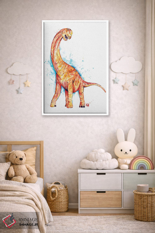 تابلو دکوراتیو گردن دراز اثر لیزا وایت هاوس - D3W