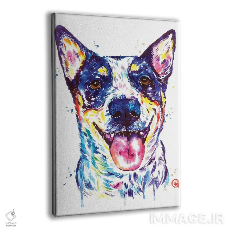 تابلو دکوراتیو بلو هیلر اثر لیزا وایت هاوس - نمای پرسپکتیو محصول