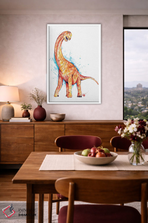 تابلو دکوراتیو گردن دراز اثر لیزا وایت هاوس - D4W