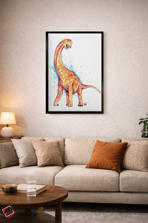 تابلو دکوراتیو گردن دراز اثر لیزا وایت هاوس - D5B