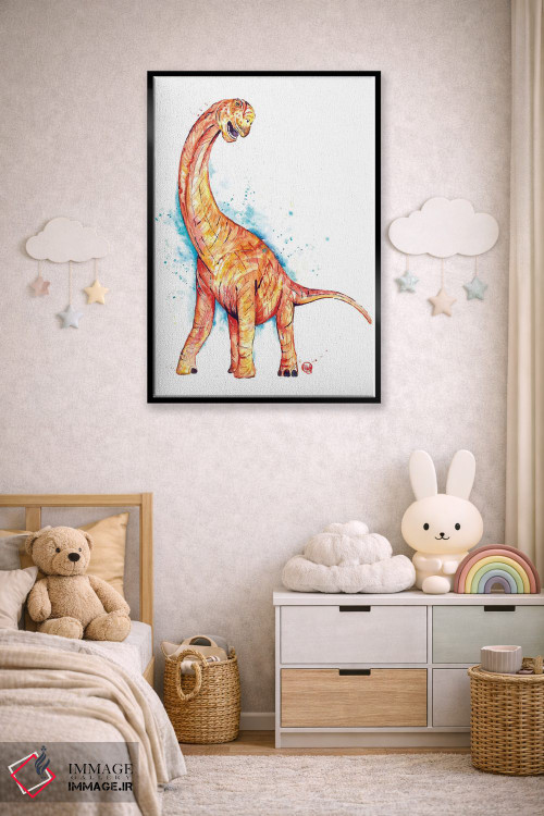 تابلو دکوراتیو گردن دراز اثر لیزا وایت هاوس - D6B