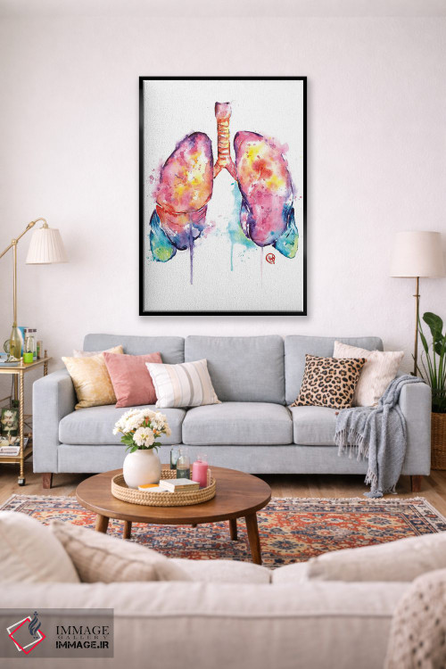 تابلو دکوراتیو فقط نفس بکش اثر لیزا وایت هاوس - D1B