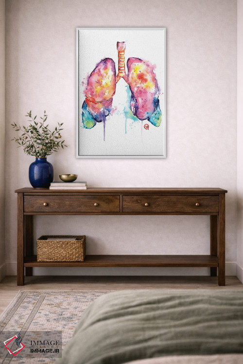 تابلو دکوراتیو فقط نفس بکش اثر لیزا وایت هاوس - D3W
