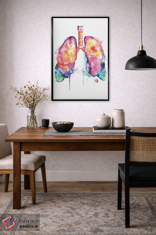 تابلو دکوراتیو فقط نفس بکش اثر لیزا وایت هاوس - D6B