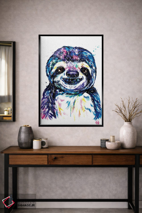 تابلو دکوراتیو سوزی تنبل اثر لیزا وایت هاوس - D1B