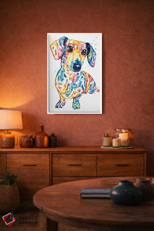 تابلو دکوراتیو داشهوند اثر لیزا وایت هاوس - D4W