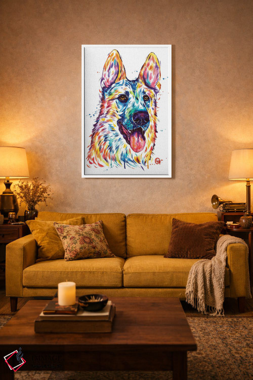 تابلو دکوراتیو روح خوش سیما اثر لیزا وایت هاوس - D2W