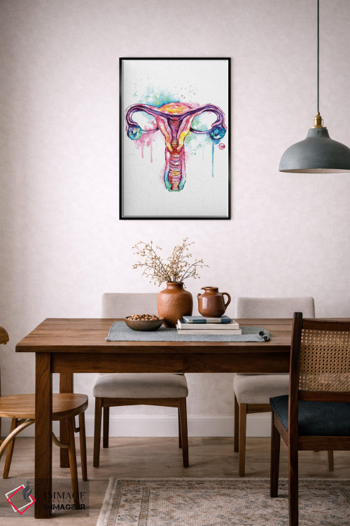 تابلو دکوراتیو رحم اثر لیزا وایت هاوس - D5B