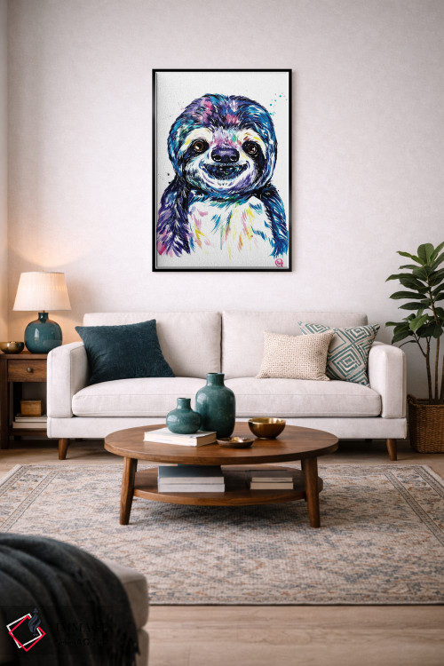 تابلو دکوراتیو سوزی تنبل اثر لیزا وایت هاوس - D4B