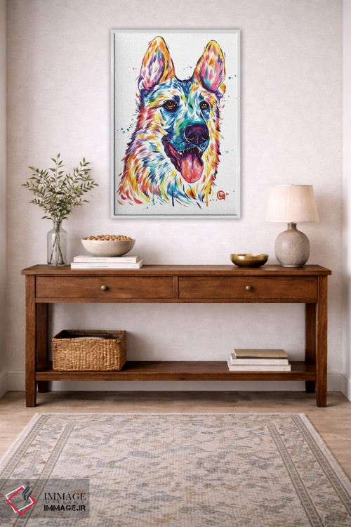 تابلو دکوراتیو روح خوش سیما اثر لیزا وایت هاوس - D1W