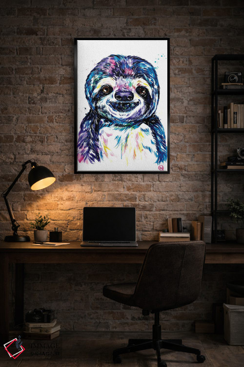 تابلو دکوراتیو سوزی تنبل اثر لیزا وایت هاوس - D5B