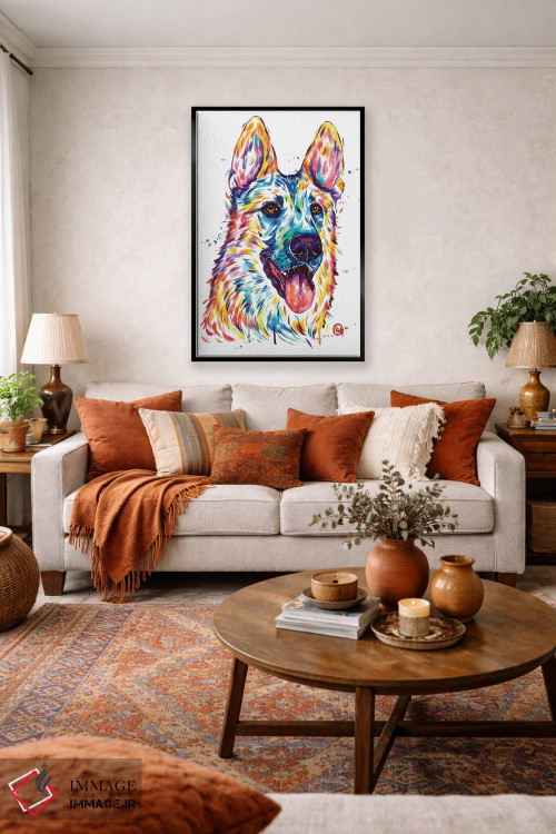 تابلو دکوراتیو روح خوش سیما اثر لیزا وایت هاوس - D3B