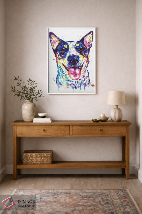 تابلو دکوراتیو بلو هیلر اثر لیزا وایت هاوس - D1W