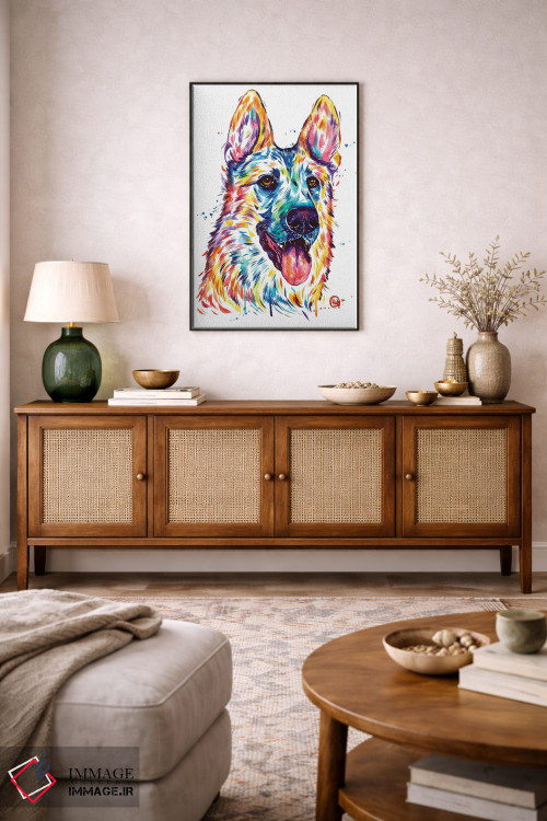 تابلو دکوراتیو روح خوش سیما اثر لیزا وایت هاوس - D4B