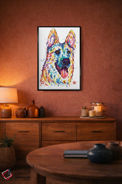 تابلو دکوراتیو روح خوش سیما اثر لیزا وایت هاوس - D5B