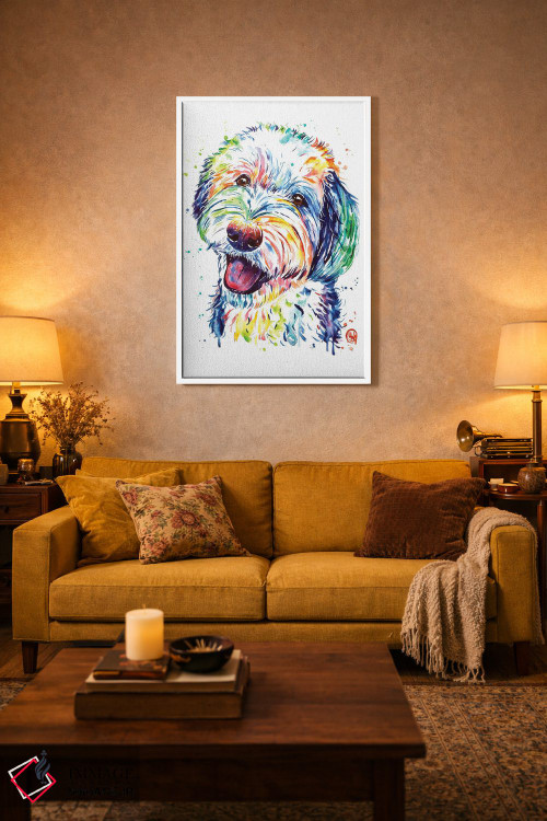 تابلو دکوراتیو شیپادودل اثر لیزا وایت هاوس - D2W