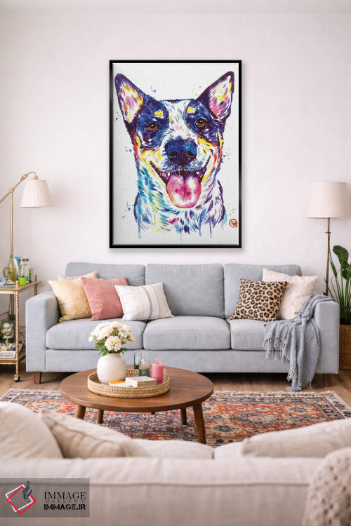 تابلو دکوراتیو بلو هیلر اثر لیزا وایت هاوس - D2B