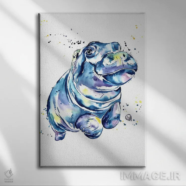 تابلو دکوراتیو وقار اثر لیزا وایت هاوس - نمای روبهرو روی دیوار