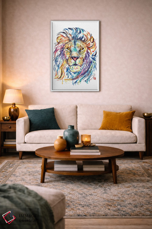 تابلو دکوراتیو شجاعت داشته باش قلب عزیز اثر لیزا وایت هاوس - D3W