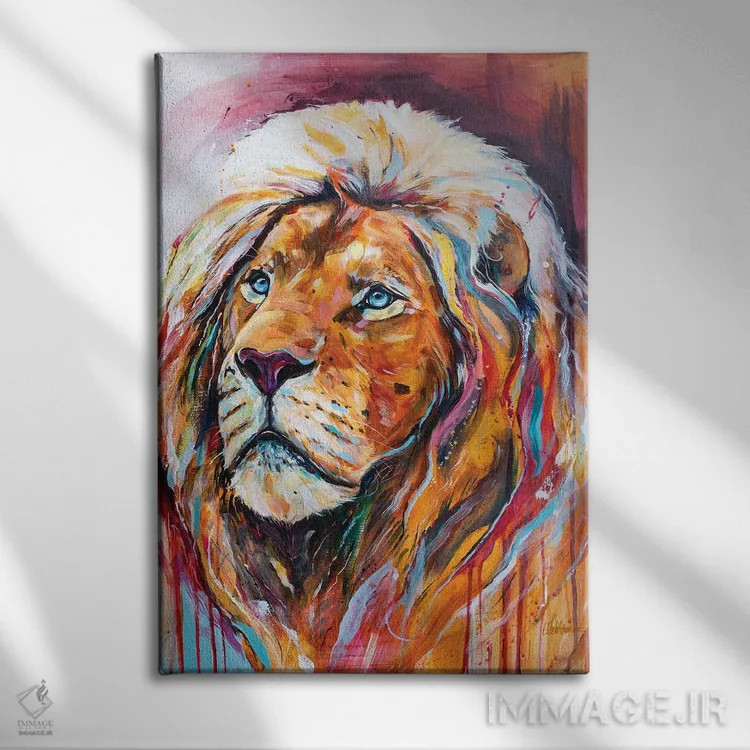 تابلو دکوراتیو رام نشده اثر لیزا وایت هاوس - نمای روبهرو روی دیوار