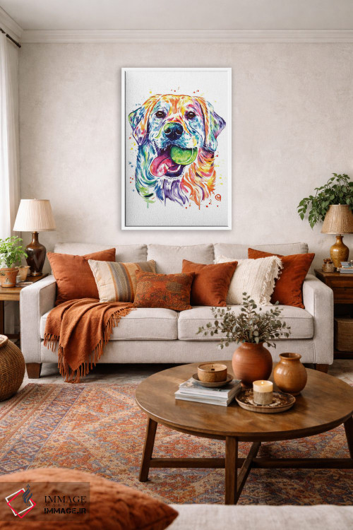 تابلو دکوراتیو توپ را پرت کن، نگیرش اثر لیزا وایت هاوس - D1W