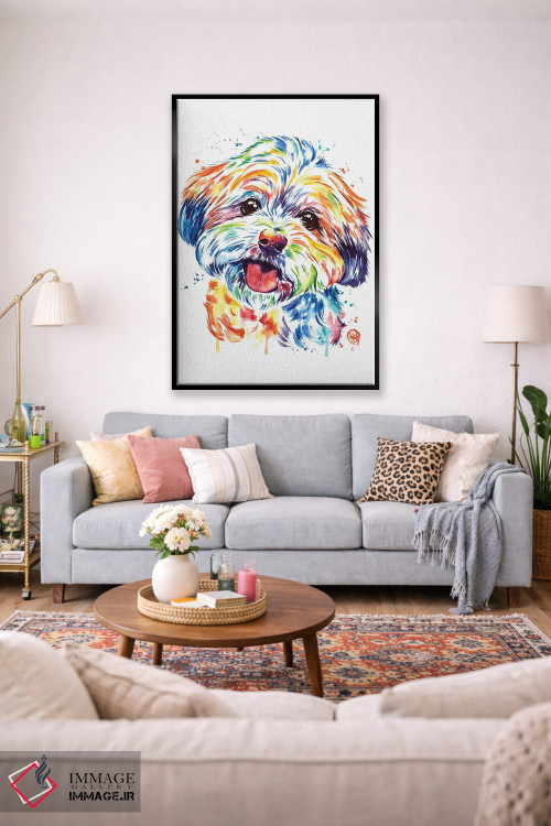 تابلو دکوراتیو شورکی اثر لیزا وایت هاوس - D1B