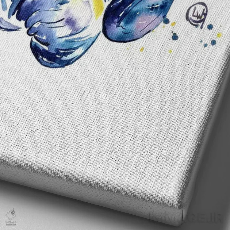 تابلو دکوراتیو وقار اثر لیزا وایت هاوس - نمای نزدیک بافت بوم
