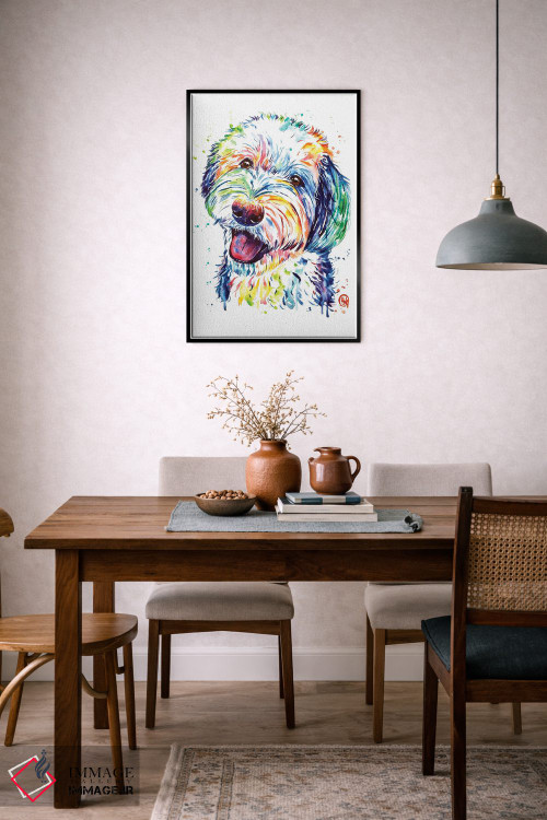 تابلو دکوراتیو شیپادودل اثر لیزا وایت هاوس - D6B