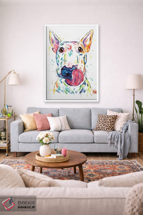 تابلو دکوراتیو بول تریر اثر لیزا وایت هاوس - D1W