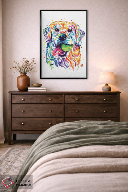 تابلو دکوراتیو توپ را پرت کن، نگیرش اثر لیزا وایت هاوس - D3B