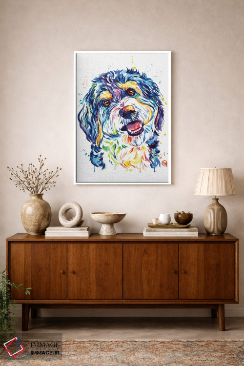 تابلو دکوراتیو برنیدودل اثر لیزا وایت هاوس - D1W