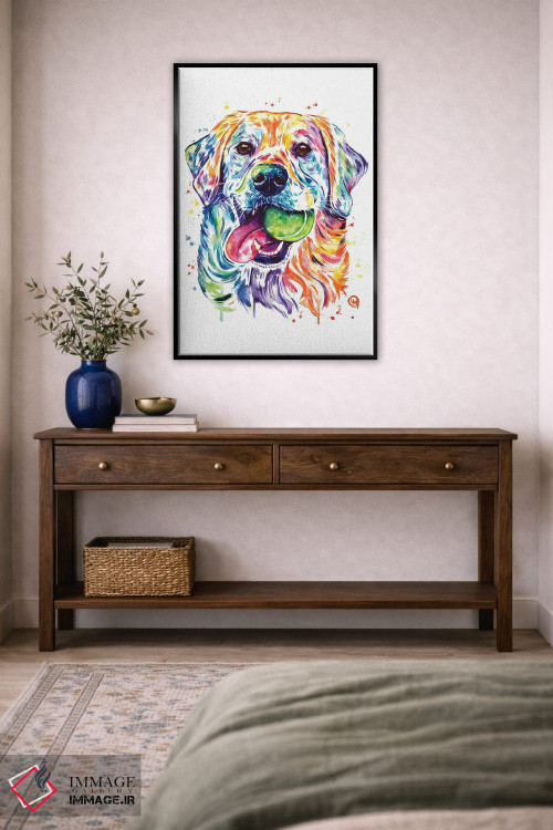 تابلو دکوراتیو توپ را پرت کن، نگیرش اثر لیزا وایت هاوس - D4B