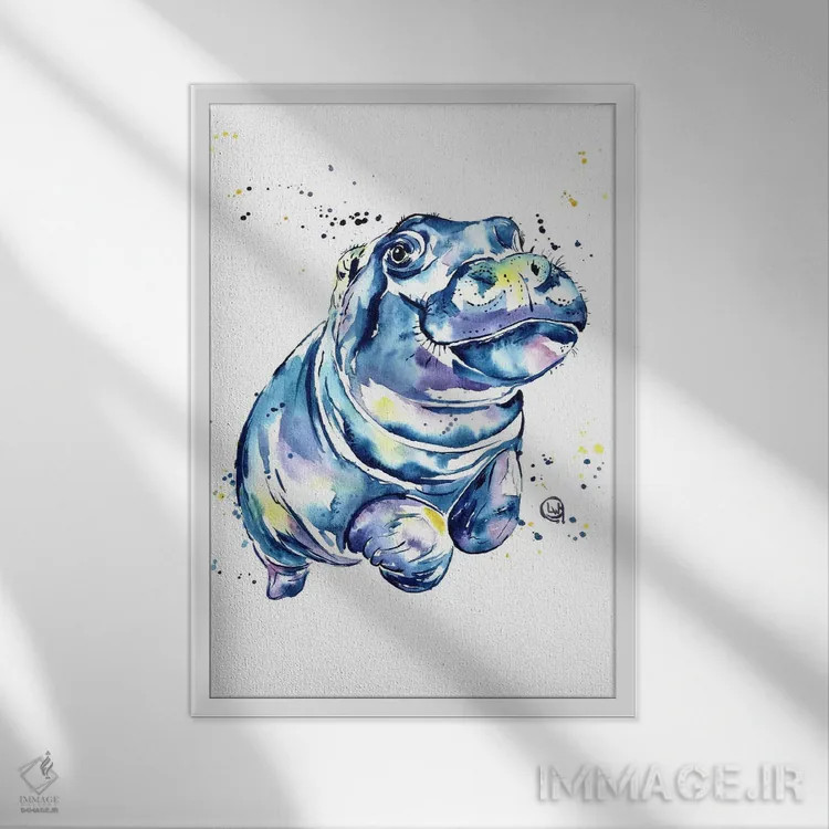 تابلو دکوراتیو وقار اثر لیزا وایت هاوس - نمای قابدار سفید