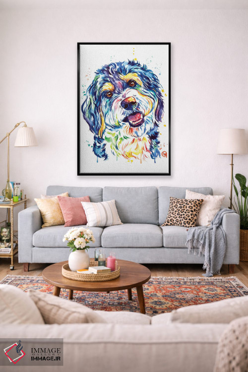 تابلو دکوراتیو برنیدودل اثر لیزا وایت هاوس - D2B