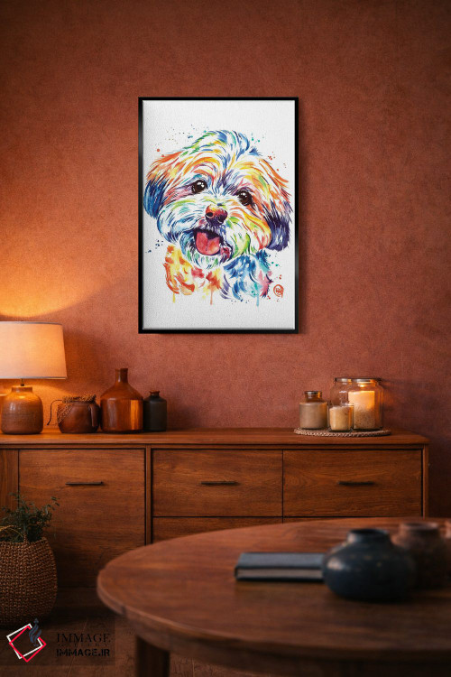 تابلو دکوراتیو شورکی اثر لیزا وایت هاوس - D5B