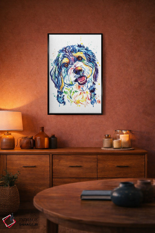 تابلو دکوراتیو برنیدودل اثر لیزا وایت هاوس - D4B