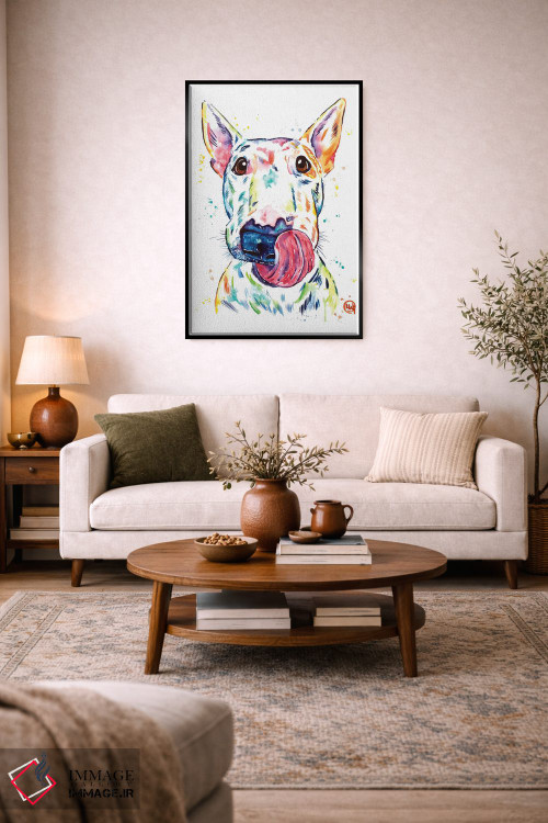 تابلو دکوراتیو بول تریر اثر لیزا وایت هاوس - D4B