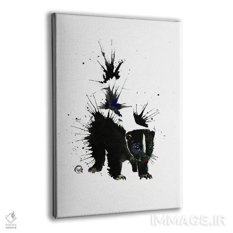 تابلو دکوراتیو لکه جوهر اثر لیزا وایت هاوس - نمای پرسپکتیو محصول