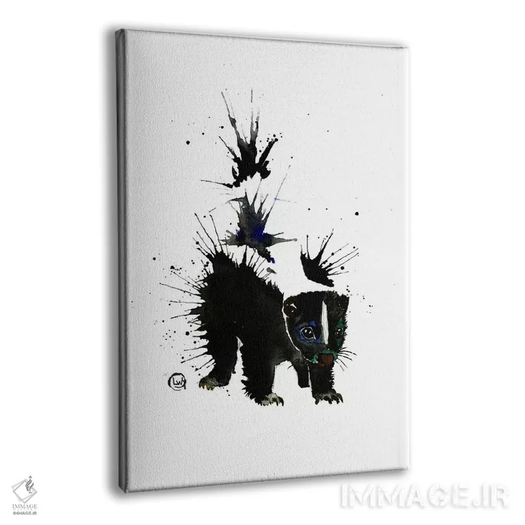 تابلو دکوراتیو لکه جوهر اثر لیزا وایت هاوس - نمای پرسپکتیو محصول