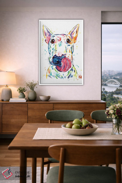 تابلو دکوراتیو بول تریر اثر لیزا وایت هاوس - D6W