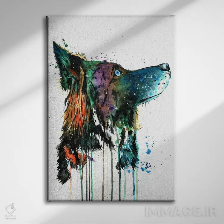 تابلو دکوراتیو انتظار اثر لیزا وایت هاوس - نمای روبهرو روی دیوار