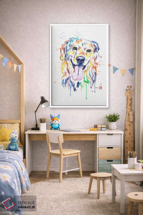 تابلو دکوراتیو طلایی اثر لیزا وایت هاوس - D1W