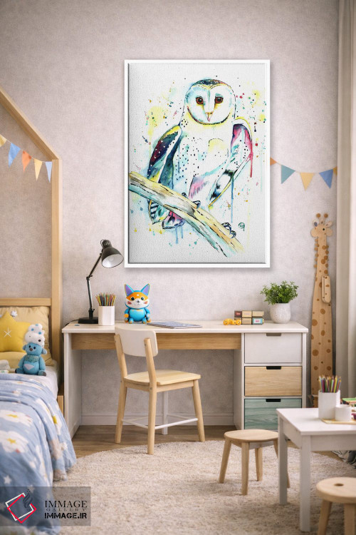 تابلو دکوراتیو هووت اثر لیزا وایت هاوس - D1W