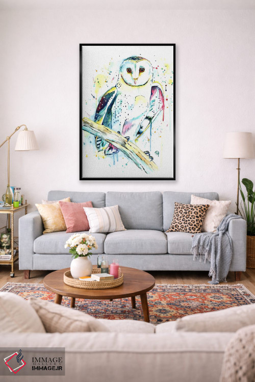 تابلو دکوراتیو هووت اثر لیزا وایت هاوس - D2B
